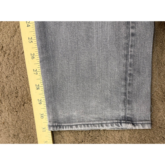 G Star Raw Jeans Mens Stean Tapered Leg Gray JNCO Style Stretch Size 32 x 31 - Picture 12 of 13